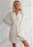 Venus White Multi COZY ROBE