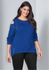 Venus Plus Size Cold-Shoulder Sweatshirt