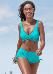 Venus Adjustable Side Swim Short Bikini - Aqua Reef