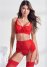 Venus Red STRAPPY BRA SET