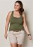 Venus Plus Size Square Neck Tank Top