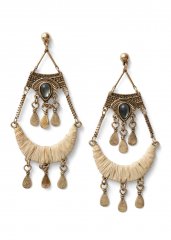 Venus Boho Chandelier Earrings in Gold