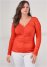 Venus Plus Size Ruched V-Neck Top