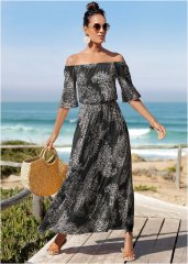 Venus Plus Size Off-The-Shoulder Maxi Dress