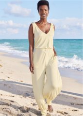 Venus Dive In Jumpsuit in Cream