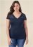 Venus Plus Size Lace Detail Tee