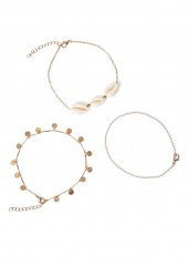 Venus Bracelet Three Pack in Gold