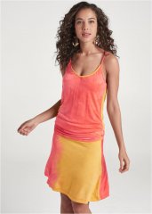 Venus Casual Tank Dress - Orange Multi