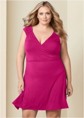 Venus Pink DRAPED FRONT DRESS