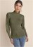 Venus Turtleneck Top in Olive