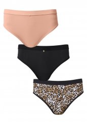 Venus Wild Kat Pearl By Venus® Retro High Leg Panty 3 Pack