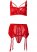 Venus Red STRAPPY BRA SET