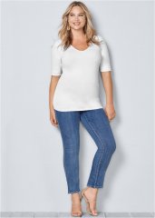 Venus Plus Size Slim Jeans in Medium Wash