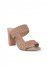 Venus Braided Double Strap Mules in Taupe