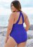 Venus Plus Size Smoothing V-Back Tankini Top Bikini - Cobalt Blue