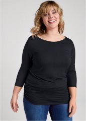 Venus Black CASUAL 3/4-SLEEVE TOP