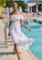 Venus Off-The-Shoulder Smocked Dress - Off White