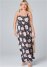 Venus Plus Size Floral Printed Maxi Dress