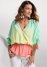 Venus Ombre Surplice Top in Mint Multi