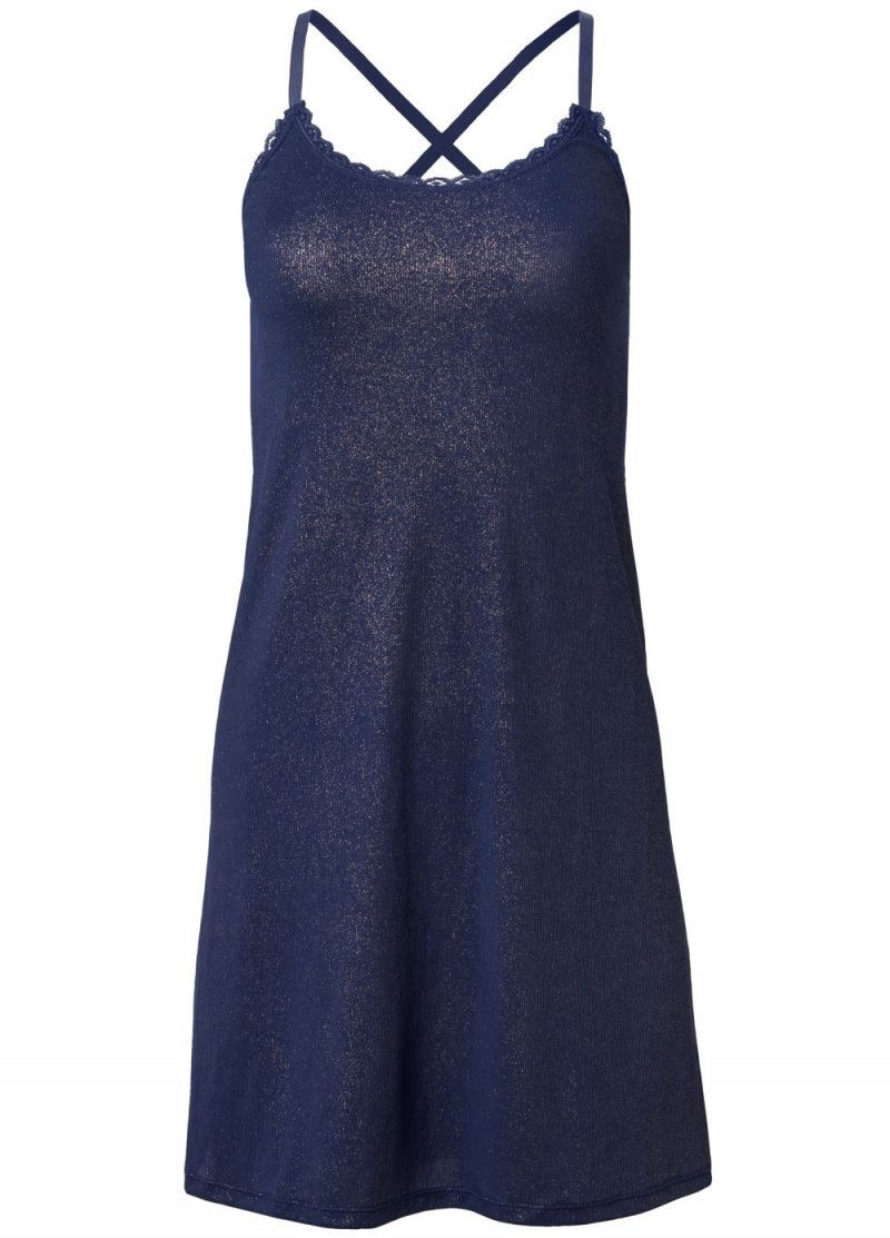 Venus Navy & Gold TWILIGHT CHEMISE