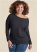 Venus Plus Size Casual Long Sleeve Tee