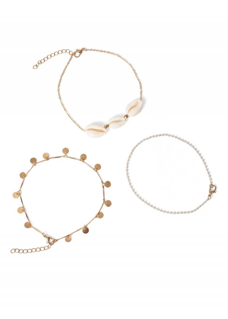 Venus Bracelet Three Pack in Gold