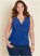 Venus Plus Size Knot Front Sleeveless Top