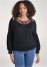 Venus Plus Size Strappy Detail Sweatshirt