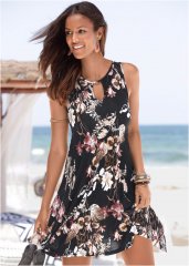 Venus Plus Size Floral Printed Casual Dress