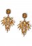 Venus Embellished Drop Earrings in Champagne