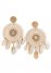 Venus Shell Drop Earrings in Cream