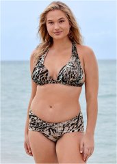 Venus Plus Size Halter Enhancer Top Bikini - On The Prowl