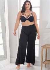 Venus Black Palazzo pajama pants