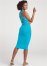 Venus Aqua STRAPPY BACK BODYCON DRESS