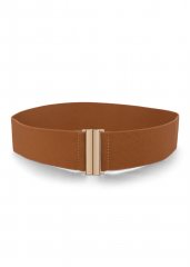 Venus Stretch Waist Belt in Tan