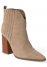 Venus Western Block Heel Booties in Natural