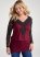 Venus Plus Size Lace Detail Ruched Top