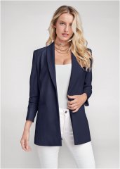 Venus Boyfriend Blazer in Navy