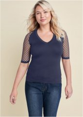 Venus Plus Size Second Skin Seamless Top