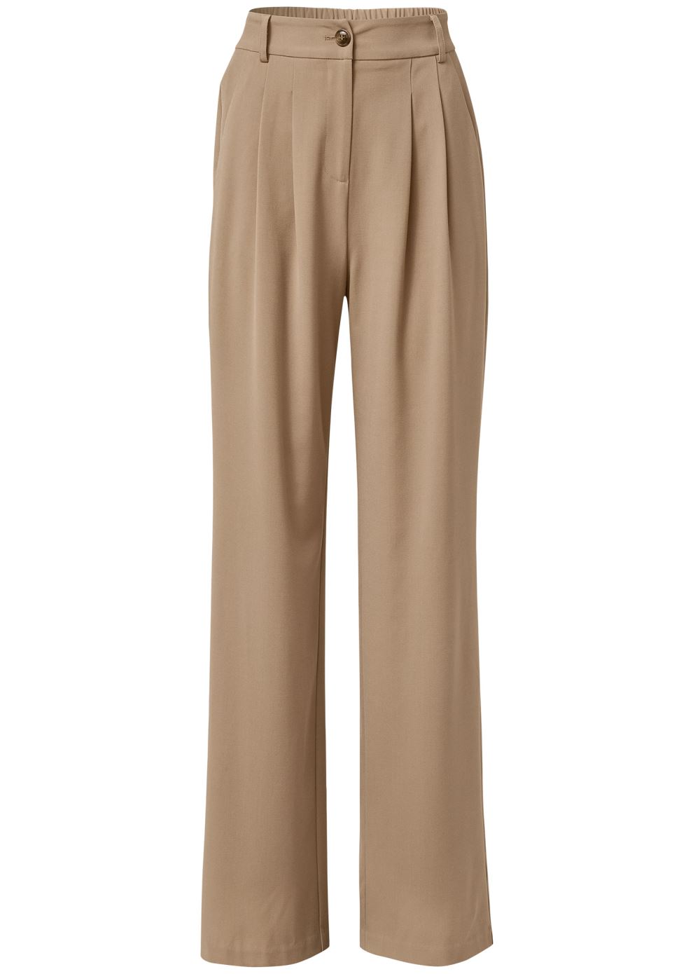 Venus Light Brown WIDE LEG SUITING TROUSER PANTS