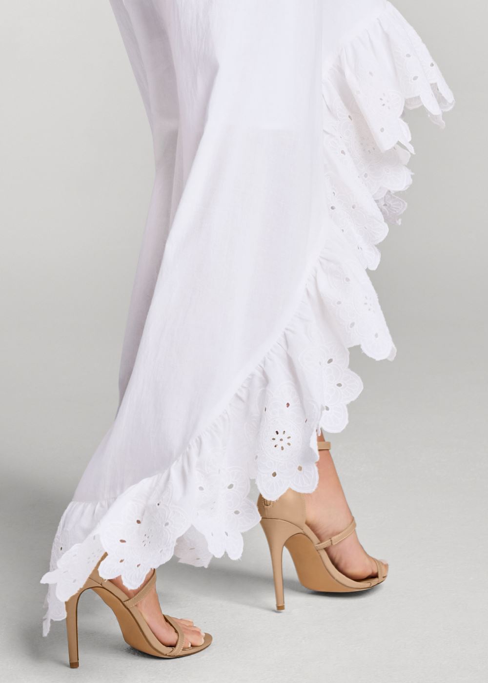 Venus Off-The-Shoulder Smocked Dress - Off White