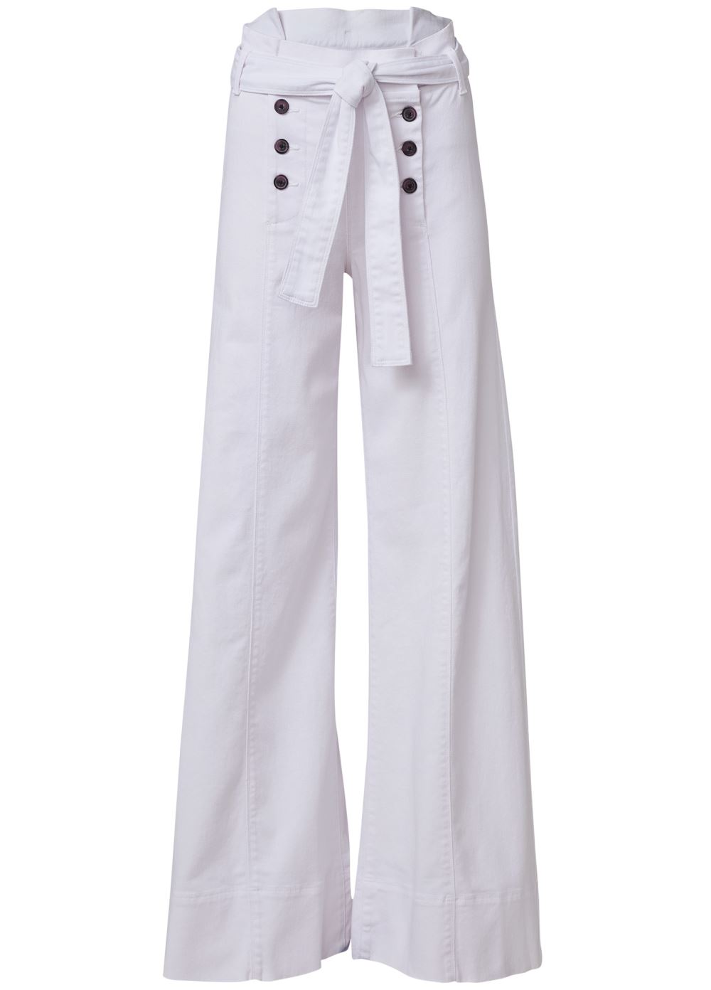 Venus White Denim FLARE LEG HIGH WAIST JEANS