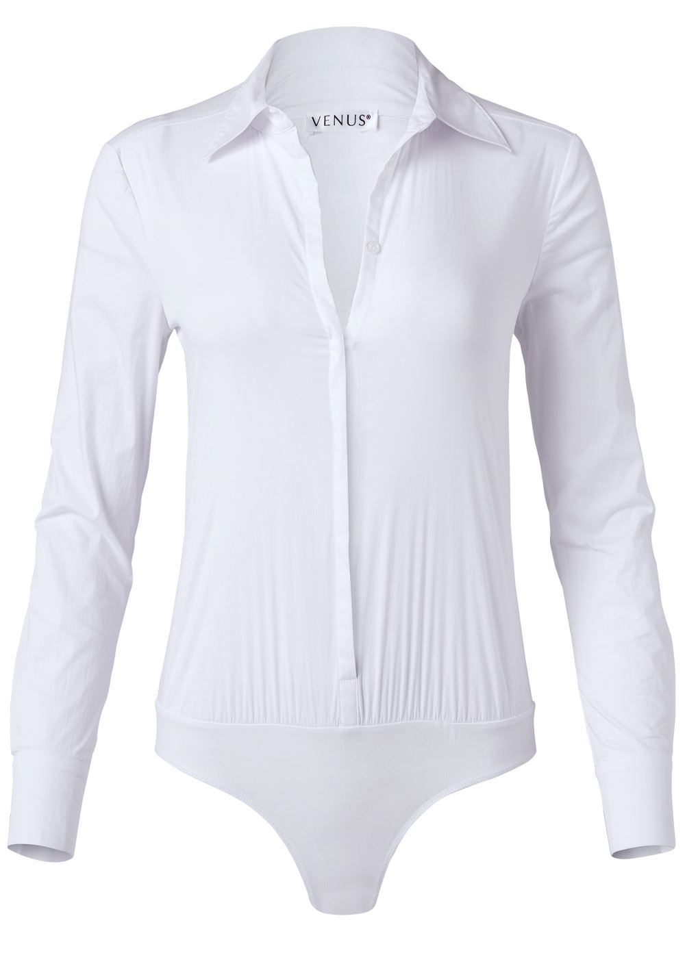 Venus Tailored Button-Up Shirt in White