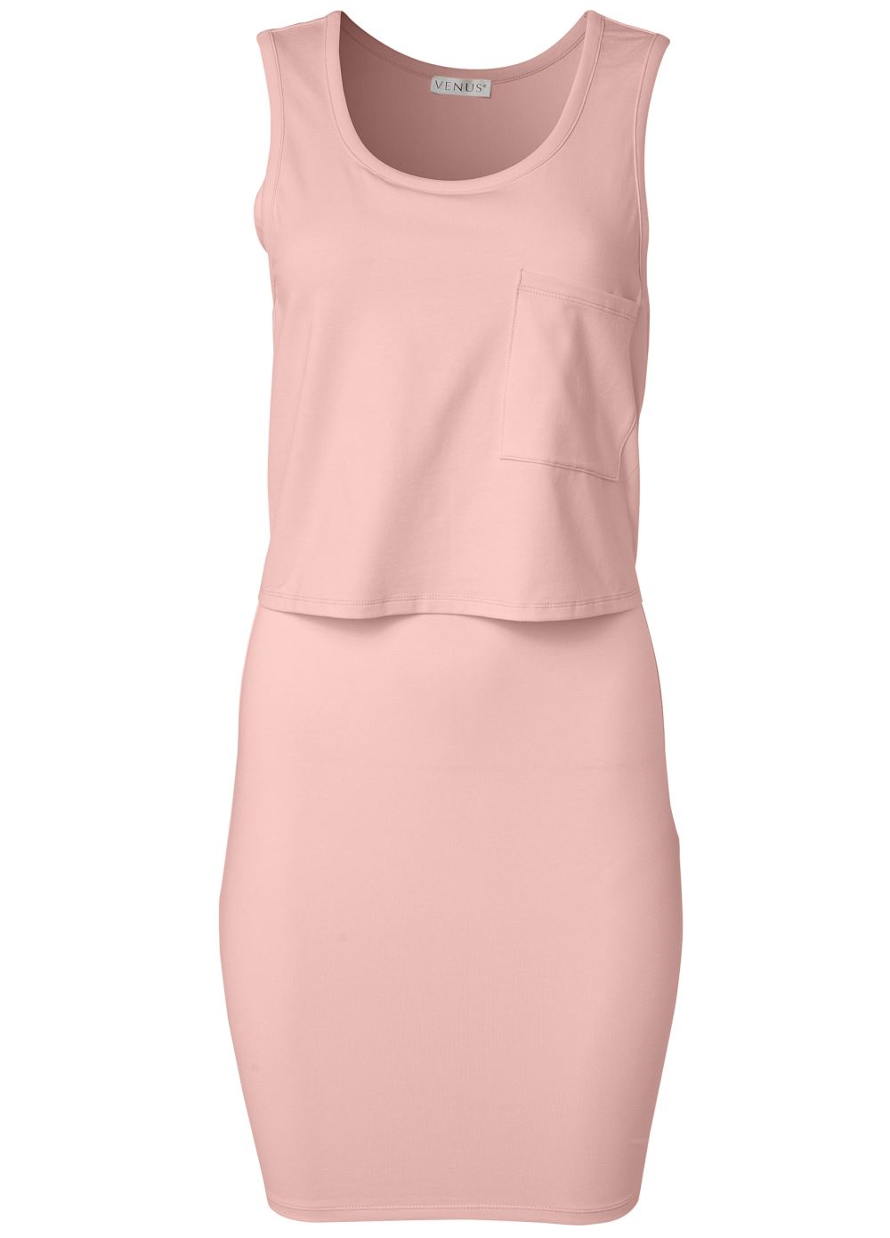 Venus Casual Tank Dress - Pink