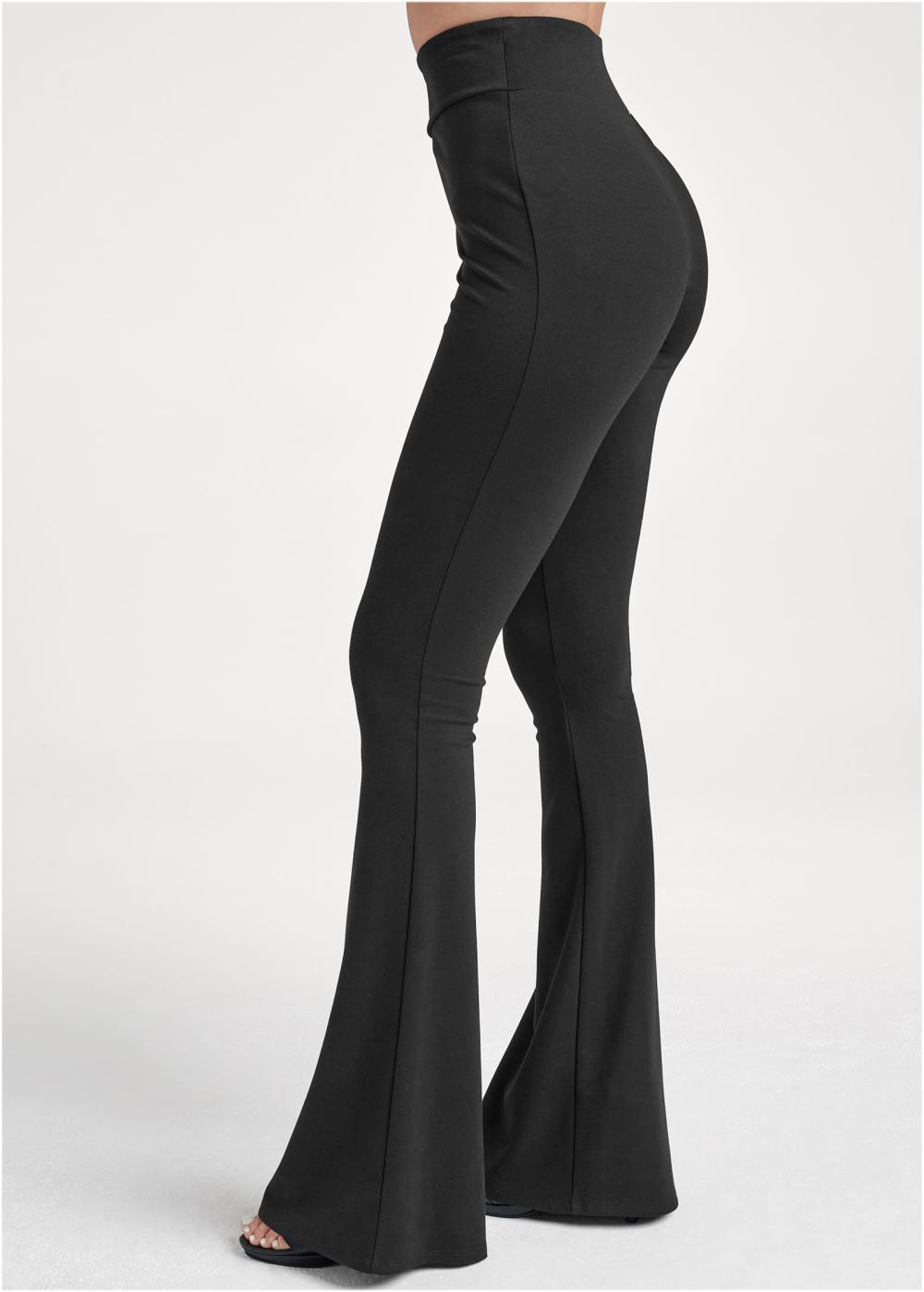 Venus Wide Leg Ponte Pants in Black