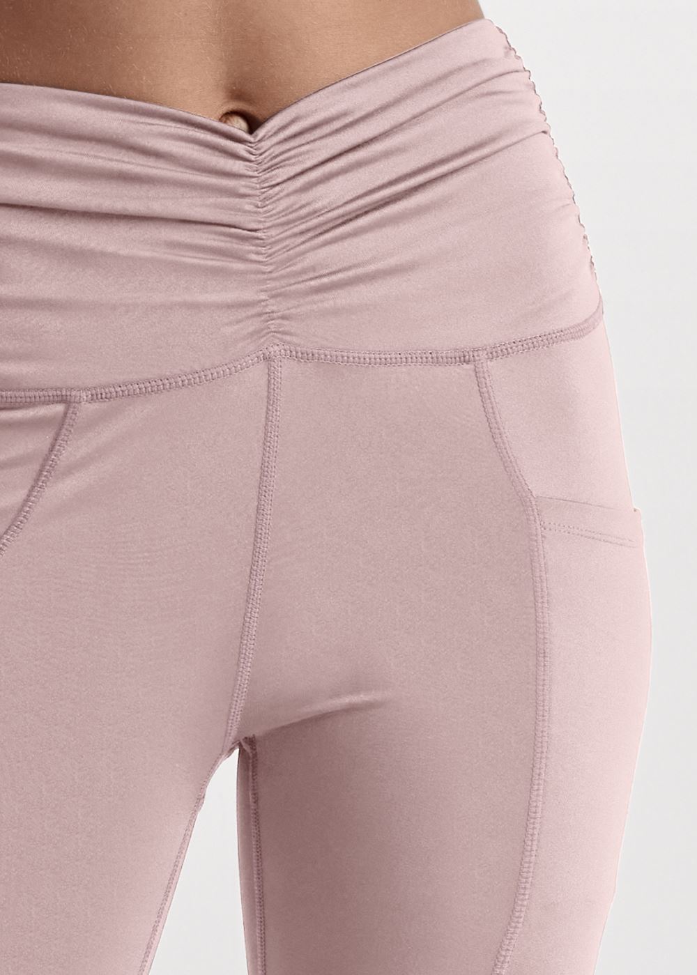 Venus Tan RUCHED WAIST LEGGINGS