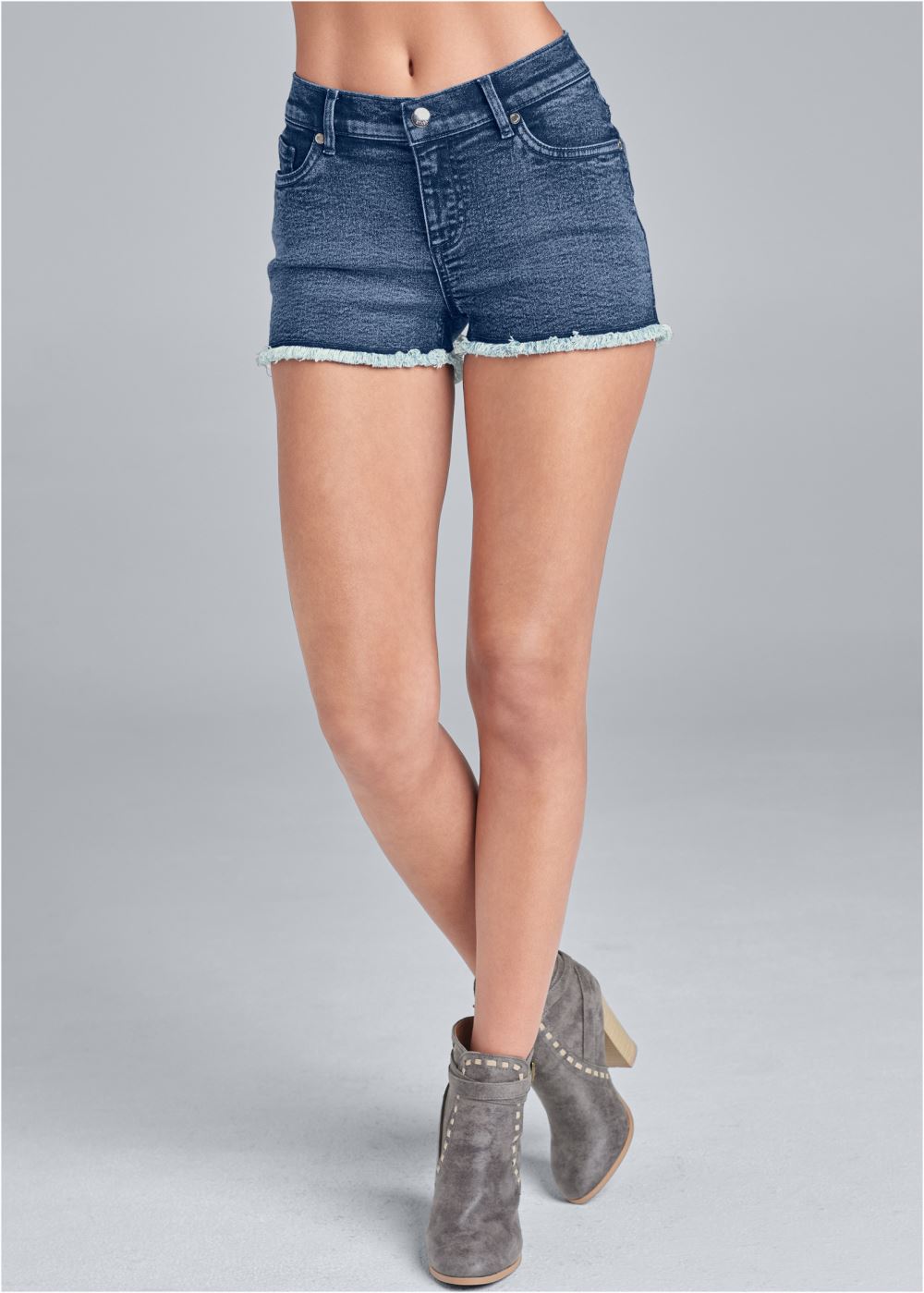 Venus Medium Wash CUTOFF JEAN SHORTS