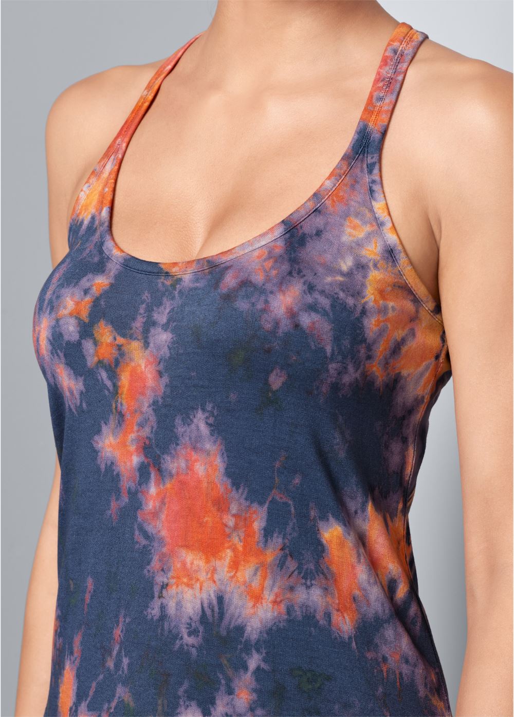 Venus Tie-Dye Tank Dress - Blue Multi