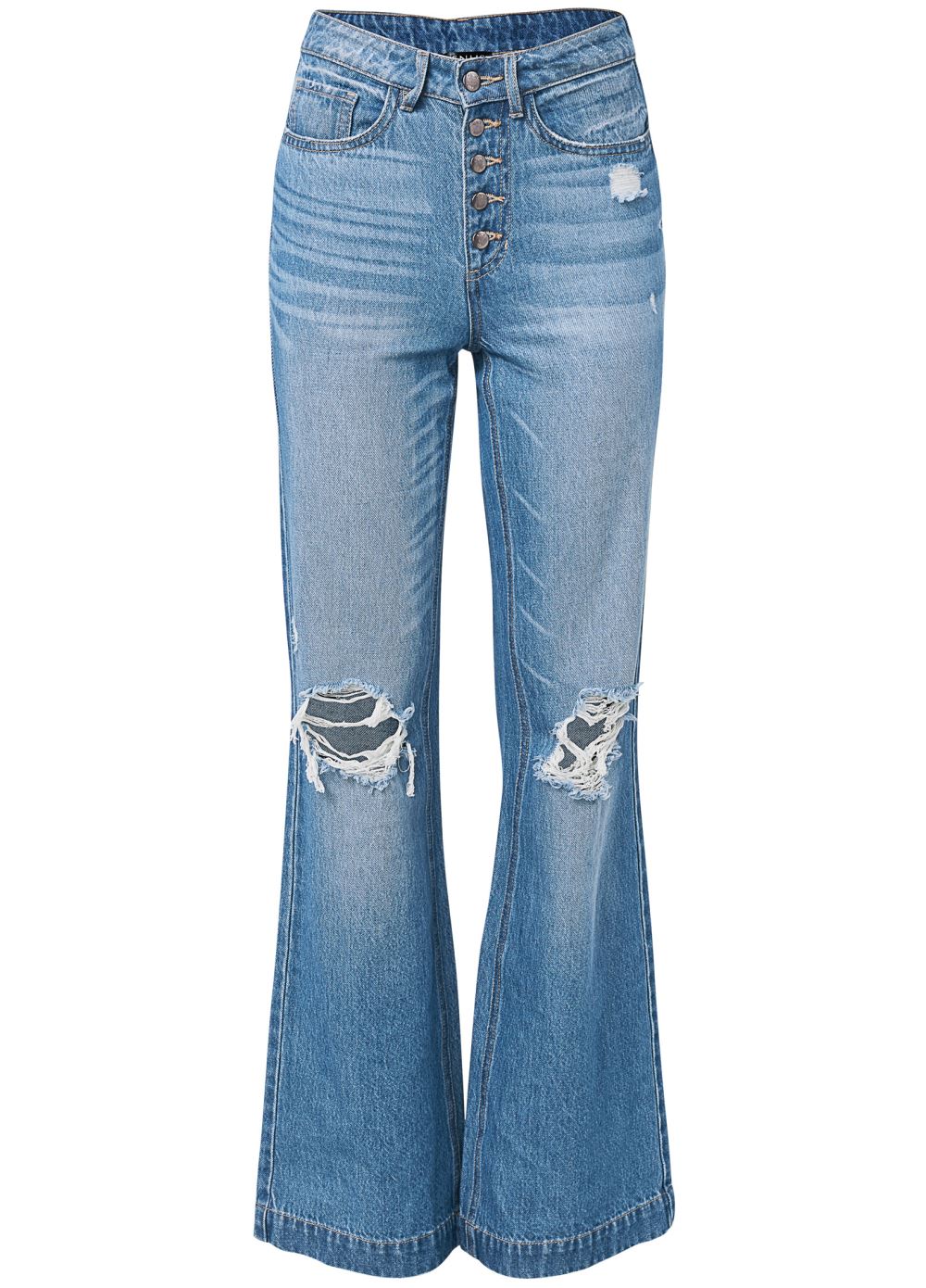 Venus New Vintage Wide Leg Jeans in Medium Wash