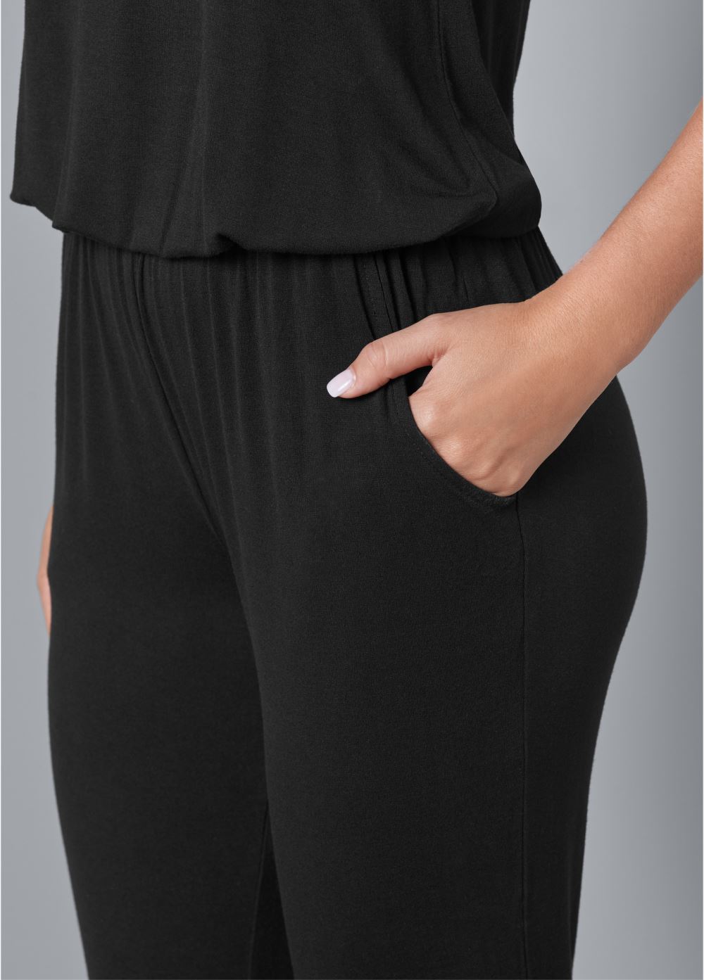 Venus Casual Jumpsuit in Black